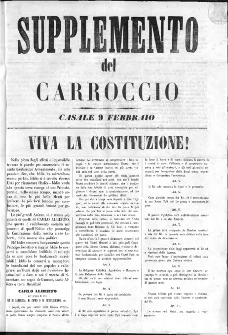Il Carroccio - Edizione 4 del 09/02/1848